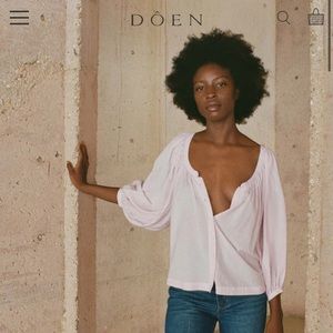DOEN JEANNE TOP in wisteria